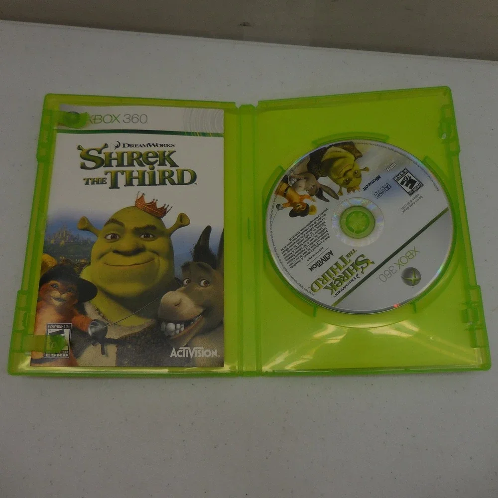 Shrek the Third Xbox 360 Activision DreamWorks Action Adventure Game CIB